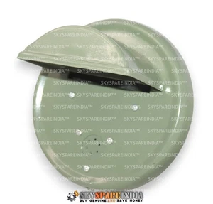 6 1/2" Wd Blackout Headlamp Covers Military Green for Bsa Triumph Royal Enfield - Picture 1 of 12