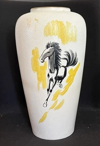 Foreign Scheurich Keramik Vase 517/38 Vintage 39 cm nach Xu Beihong - Bild 1 von 6