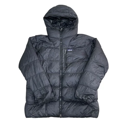 Patagonia Fitz Roy Down Hooded Puffer Jacket Winter Outdoor Mens Large - Image 1 of 4