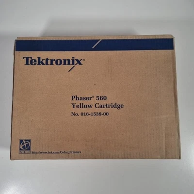 Zerox Phaser 560 Tektronix Yellow Cartridge Nº 016-1539-00 BNIB - Image 1 of 4