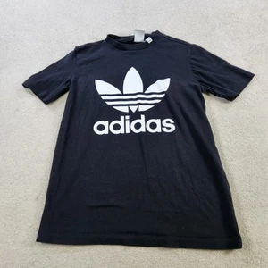 Adidas Classics Trefoil T-Shirt Gr. XS Herren, schwarz mit weißem Logo (Baumwolle) - Bild 1 von 10
