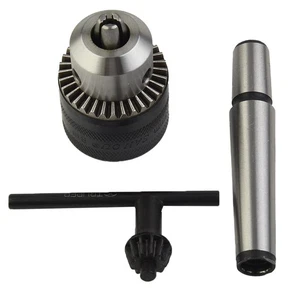 Für Drehmaschine 5/64 Bis 1/2 Bohrfutter Werkzeug Mit MK2 Morsekegeldorn - Bild 1 von 22