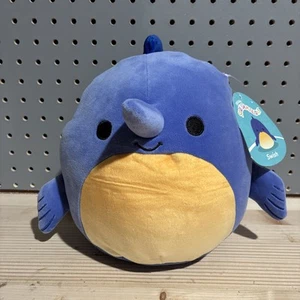Squishmallow 8” Swish the Swordfish Marlin, NWT 2022 Sealife Squad - Picture 1 of 7