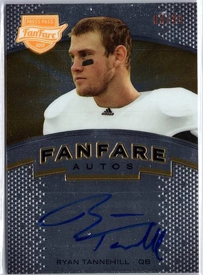 Press Pass Fanfare 2012 #FF-RT Ryan Tannehill bronce #/99 Foto 1 de 2
