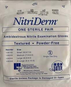 45 Paar mittlere Nitril-Untersuchungshandschuhe latexfrei medizinische Qualität EXP-26+ - Bild 1 von 1
