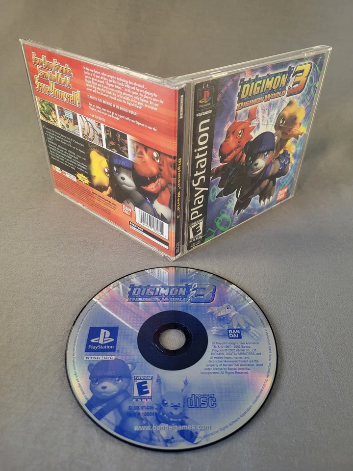 Digimon World 3, PS1, Complete, Authentic! - Image 1 of 2