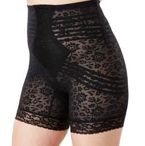 RAGO Style 6207 | Snellente per cosce in pizzo a vita alta con supporto solido Nero 2X - Foto 1 di 5