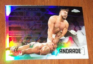 2020 Topps Chrome WWE Andrade Refractor Card - Picture 1 of 2