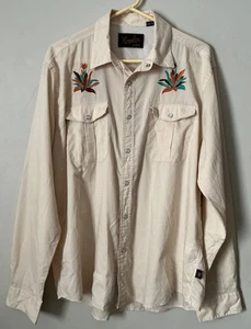 Howler Bros Gaucho Snapshirt Embroidered Agave Sand/Multi SW Mens M EXC Retired - Picture 1 of 7