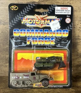 New Motormax Commando Force  Military Half-Track & Bulldozer #1190 Fast Shipping - Picture 1 of 4