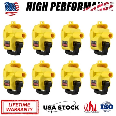 8PCS Ignition Coil For 1998-2002 Chevrolet Camaro 1997-2004 Corvette GMC Sierra - Image 1 of 4