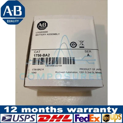 Allen Bradley 1756-BA2 Battery Assy OEM ControlLogix L6X CPU 3V 1756BA2 - Image 1 of 4