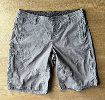 Pantalones Cortos Kuhl Spire Para Mujer Talla 14 Gris Oscuro Bolsillos con Cordón Senderismo Aire Libre Foto 1 de 4