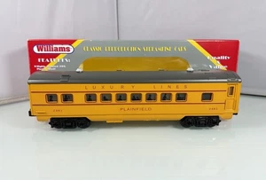Williams O Gauge Luxury Lines 2481 “Plainfield” Illuminated Passenger Car w/ Box - Picture 1 of 21