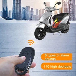 High Decibel Waterproof Bike Alarm: 110dB Anti-Theft Security with Remote! - Photo 1/12