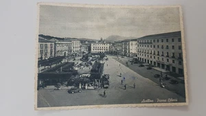 CARTOLINA AVELLINO PIAZZA LIBERTA' ANIMATA 1953 FG VG - Foto 1 di 1