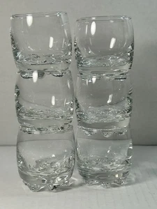 Bormioli Rocco 6er Set Italy Kristallklar Whiskey Bourbon Schnapsgläser Barware - Bild 1 von 12