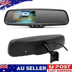 4.3" Car Rear View Mirror Monitor Backup Camera Parking Reversing w/ No1 Bracket - Picture 1 of 11