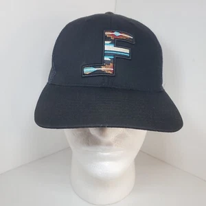 Lane Frost Men's Black Southwestern Logo Baseball Cap Aztec Tribal - LFB1003 - Picture 1 of 8