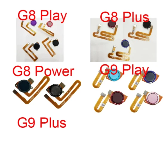 Home Button FingerPrint Touch ID Sensor Flex Cable For Motorola Moto G8 G9 Play - Image 1 of 1