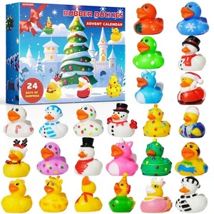Rubber Duck Advent Calendar 2024-24 Days Christmas Countdown Calendar Gifts f... - Picture 1 of 6