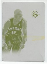 DeMar DeRozan 2012-13 National Treasures NBA Logoman Yellow Printing Plate #1/1