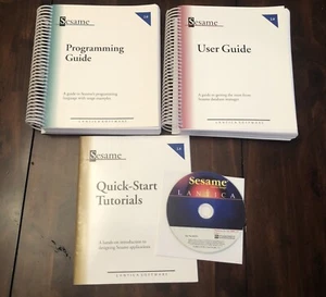 Sesame 2.0 Data Manager Programming Guide, User Guide, Quick-Start Tutorials, CD - Picture 1 of 1