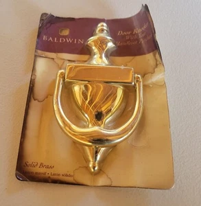 Baldwin Solid Brass Door Knocker (New) - Picture 1 of 2