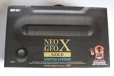 Boite vide pour console Neo Geo X Gold Limited Edition - Version Européenne . - Photo 1/4
