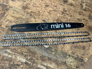 16"[40cm] Panther Mini Kit Fits Stihl MS150,MS151,MS150T,MS151T Bar and x2 Chain - Picture 1 of 7