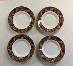 4 Saucer Plates, English Villa, Optima Christopher Stuart, HK207 6” - Picture 1 of 11