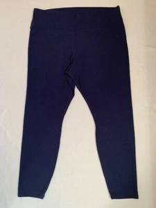 NUEVO CON ETIQUETAS Leggings Simply Vera Wang Plus Para Mujer Azul Marino Tiro Alto 20.5" Cintura 2x - Imagen 1 de 4