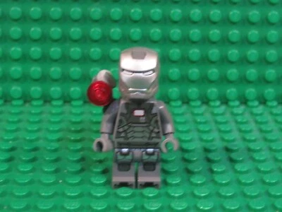 LEGO Marvel Super Heroes minifig Iron man War Machine Mark II Bricktober head BH - Image 1 of 4
