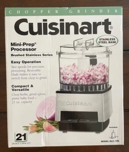Cuisinart DLC-1 Mini-Prep Food Processor, 21oz Capacity, Stainless Steel Base - Picture 1 of 6