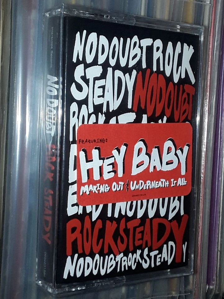 RARE NO DOUBT ROCK STEADY 2001 U.S. CASSETTE TAPE W/ HYPE STICKER SEALED INDIE M - Image 1 of 4