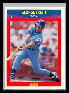 1990 Score 100 Superstars #76 George Brett N/A NM/MINT+