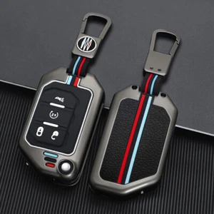 Metal Key Case Bag Holder Shell Cover For Jeep Wrangler JL Gladiator Accessories - Imagen 1 de 9