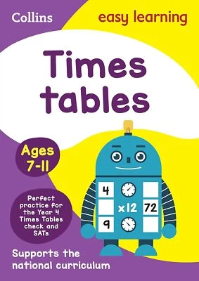 Times Tables Ages 7-11: Ideal for home learning (Collins Easy Learning KS2) - Image 1 of 4