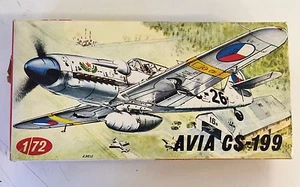 Vintage Czechoslovakia Airplane Military Model Kit AV-IA CS-199 K P Plastikovy - Picture 1 of 5