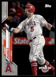 2020 Topps Opening Day Base #44 Albert Pujols - Los Angeles Angels