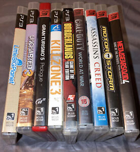 PS3 PlayStation 3 (10 Game LOT) COD WAW, Metal Gear, Uncharted, Motor Storm More