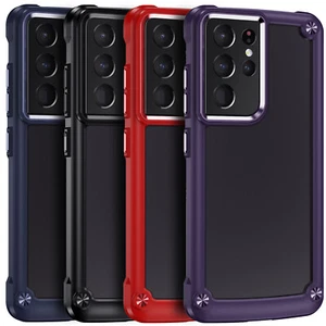 For Samsung Galaxy S21 Ultra 5G/S21+/S21 Shockproof Slim Thin Phone Case Cover - Picture 1 of 53