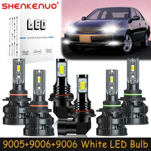 For Toyota Camry 2002 2003 2004 2005 2006 LED Headlight Hi/Lo Fog Light Bulbs Z8 - Picture 1 of 20