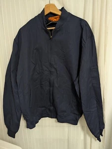 Red Kap Vintage Arbeitsjacke Herren Utility Mechaniker Blau Full Zip Größe L - Bild 1 von 3