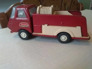 Vintage Tonka Small Pumper Red Fire Truck Metal & Plastic # 55250 - Picture 1 of 16