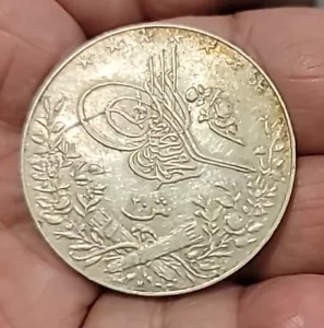 Egitto AH1327H ANNO 6, 1913 20 Qirsh, ChAU alta qualità, nitido/lustro valore Bk $285 - Foto 1 di 7