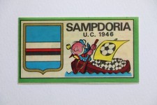 1970/71 PANINI FOOTBALLERS FIGURE NEW WITH VELINA SCUDETTO SAMPDORIA