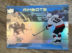 2024-25 Upper Deck #AB-25 Tim Stutzle Series 1 Aimbots Hockey Trading Card - Picture 1 of 10
