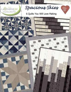 Lavender Lime SPACIOUS SKIES Pattern DLL 85 - Moda Portsmouth 6 Quilts - Picture 1 of 1