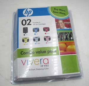 HP Vivera Ink Series 02 6 Pack Exp 2009 - Picture 1 of 3